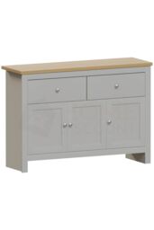 Home Discount Vida Designs Arlington 2 Drawer 3 Door Sideboard Storage Organizer in Grey - thumbnail 6