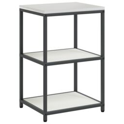 Berkfield Home with Shelf Other with Storage with Door 3 pcs White Cold-rolled steel - thumbnail 5
