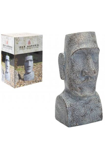 KDMD Easter Island Head Sculpture Gold in Grey - image 1