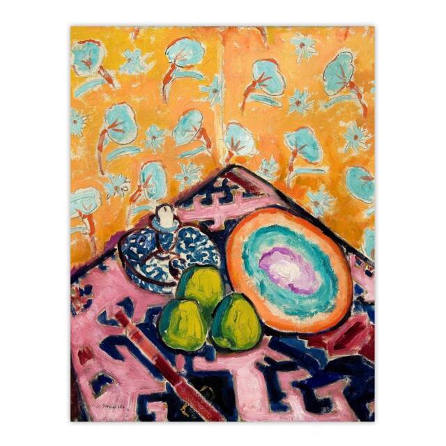"Artery8 Alfred Henry Maurer Colourful Still Life Painting Wall Art Print - Size: W12"" x H16""" - image 1