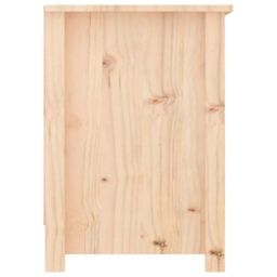 Berkfield Home TV Cabinet 103x36.5x52 cm Solid Wood Pine in Brown - thumbnail 5