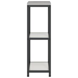 Berkfield Home Kitchen Storage Shelf with Storage Silver Galvanised steel - thumbnail 5