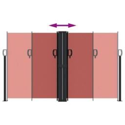 Berkfield Home Retractable Side Awning Terracotta 140x1000 cm in Orange - thumbnail 5