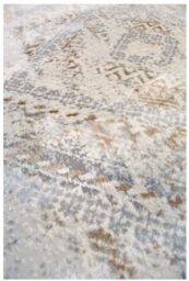 THE RUGS Abstract Collection Vintage Design Rug in Cream & Ochre - D176F - Size: 120 cm x 170 cm - thumbnail 3