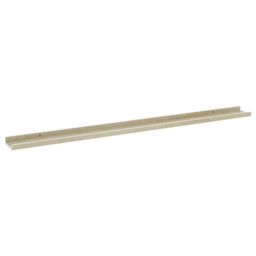 Berkfield Home Wall Shelves 4 pcs White & Sonoma Oak 115x9x3 cm - Size: 115 x 9 x 3 cm - thumbnail 4