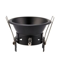 Netlighting Speculo LED Fire Rated 1 Light Bathroom Recessed Downlight Matt Black Glass IP65 - thumbnail 2