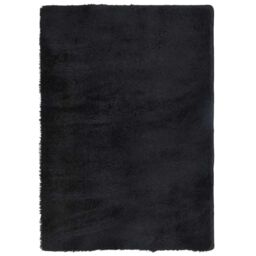 Berkfield Home Shaggy Rug High Pile NAVARRA Black 240x340 cm Polyester - Size: Medium - thumbnail 2