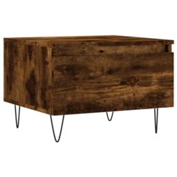 Berkfield Home Coffee Tables 2 pcs Smoked Oak 50x46x35 cm Engineered Wood in Brown - Size: 50 x 46 x 35 cm - thumbnail 5