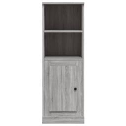Berkfield Home Highboard Grey Sonoma 36x35.5x103.5 cm Engineered Wood - thumbnail 6