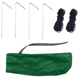 Berkfield Home Fishing Umbrella Green 300x240 cm - thumbnail 6