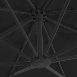 Berkfield Home Cantilever Umbrella with Aluminium Pole 3x3 m Black - thumbnail 6