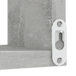 Berkfield Home Wall Corner Shelf Concrete Grey 40x40x50 cm Engineered Wood - Size: 40 x 40 x 50 cm - thumbnail 7