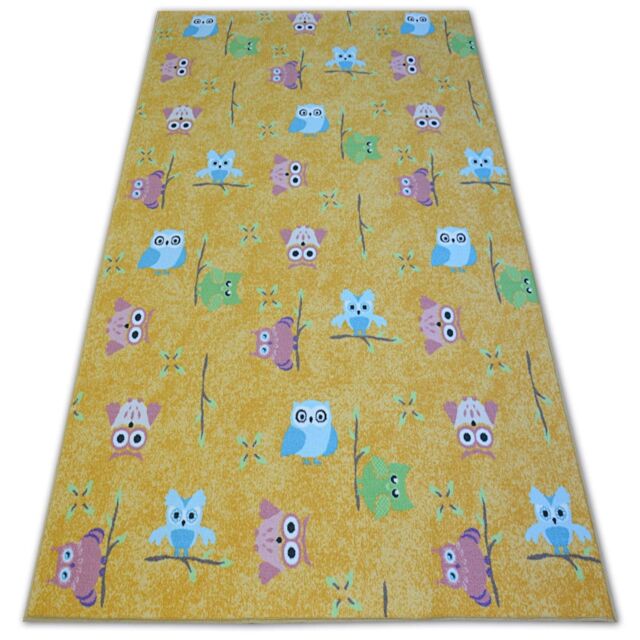 RugsX Fitted For Rug in Yellow - Size: 100 cm x 150 cm - image 1