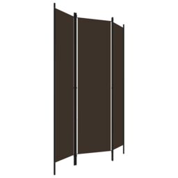 Berkfield Home 3-Panel Room Divider Brown 150x180 cm - thumbnail 3