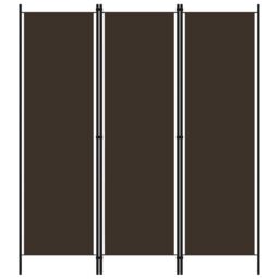 Berkfield Home 3-Panel Room Divider Brown 150x180 cm
