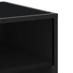 Berkfield Home TV Cabinet Black 180x40x46 cm Engineered Wood - Size: 180 x 40 x 46 cm - thumbnail 7