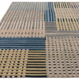 The Rug Shop UK Blue Handmade Wool Modern Abstract Easy To Clean Area Rug - Size: 160 cm x 230 cm - thumbnail 3