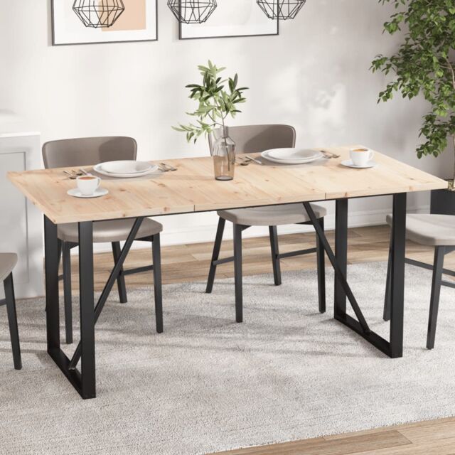 Berkfield Home Table Tops 3 pcs 80x53x2.5 cm Rectangular Solid Wood Pine in Brown - image 1