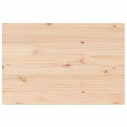 Berkfield Home Table Tops 3 pcs 80x53x2.5 cm Rectangular Solid Wood Pine in Brown - thumbnail 3