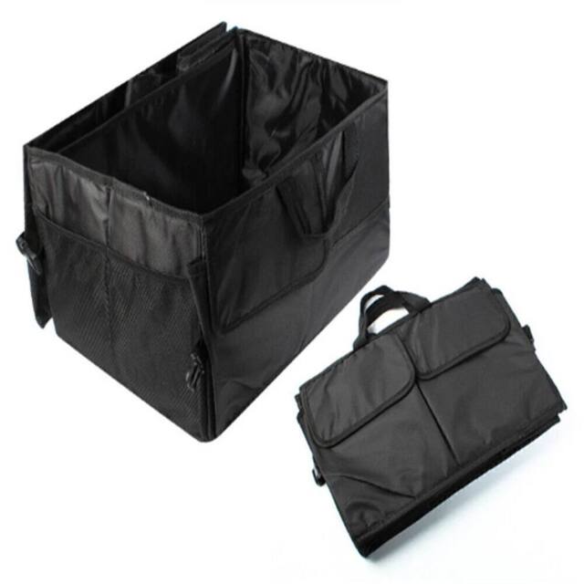 NESTLUNE Car Boot Tidy Bag Storage Box Trunk in Black - image 1