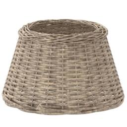 Berkfield Home Lamp Shade Brown √ò50x30 cm Wicker - Size: 50x30 cm