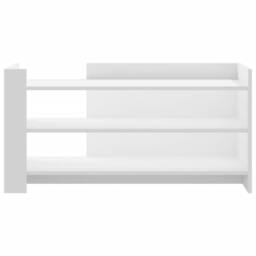 Berkfield Home Coffee Table White 100x50x50 cm Engineered Wood - Size: 100 x 50 x 50 cm - thumbnail 4