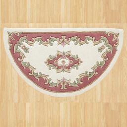 The Rug Shop UK Cream Pink Handmade Traditional Easy to clean Border Floral Area Rug - Size: 200 cm x 280 cm - thumbnail 5