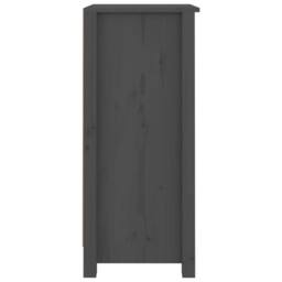 Berkfield Home Sideboards 2 pcs Grey 40x35x80 cm Solid Wood Pine - Size: 40 x 35 x 80 cm - thumbnail 6