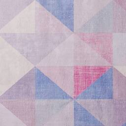 Wyld and Coco Pastel Triangle Patchwork Rug Blue Grey Blush Woven Polyester Non - Size: 160 cm x 230 cm - thumbnail 4