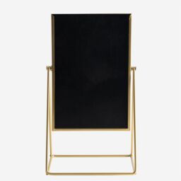 Harbour Housewares 2pc Dressing Table Mirror Set - Makeup Tabletop Cosmetic Bathroom Mirror in Gold - thumbnail 8