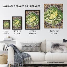 "Artery8 Art Nouveau Ivy Leaves Painting Hibberd Wall Art Poster Print in Green - Size: W12"" x H16""" - thumbnail 3