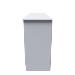 Ready Assembled 2 U Carlton 4 Door 1 Drawer Wide Unit (Ready Assembled) in Grey - Size: Large - thumbnail 2