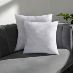 OHS 4 Pack Cushion Inserts Filler Hollowfibre Inner Pads in White - Size: 55 cm x 55 cm - thumbnail 2
