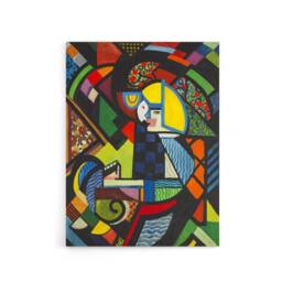 "Artery8 Daughter in a Rocker Henry Lyman Sayen Canvas Wall Art Print - Size: W12"" x H16""" - thumbnail 1