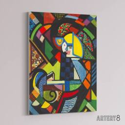 "Artery8 Daughter in a Rocker Henry Lyman Sayen Canvas Wall Art Print - Size: W12"" x H16""" - thumbnail 2