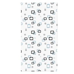 Berkfield Home Shower Roller Blind 140x240 cm Fabric Width 136 cm in White - thumbnail 1
