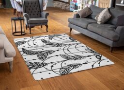 Benjamin Tate Design Hand Drawn Bohemian Chic Style Rug in Natural - Size: Large - thumbnail 2