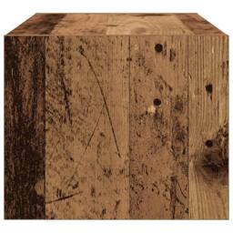 Berkfield Home TV Cabinets 2 pcs Old Wood 60x31x25.5 cm Engineered Wood in Brown - thumbnail 8