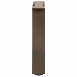 Berkfield Home Coffee Table Legs A-Shaped 2 pcs 50x(30-31) cm Steel in Black - thumbnail 6