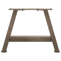Berkfield Home Coffee Table Legs A-Shaped 2 pcs 50x(30-31) cm Steel in Black - thumbnail 5