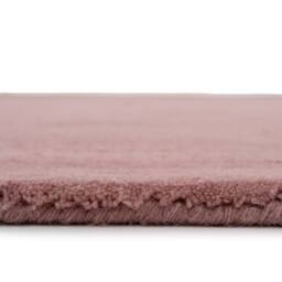 Kukoon Deep Pile Natural Wool Bedroom Area Rug Beige, Grey, Green Bedside Mat 120cm x 170cm in Pink - Size: 120 cm x 170 cm - thumbnail 4