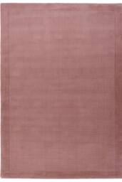Kukoon Deep Pile Natural Wool Bedroom Area Rug Beige, Grey, Green Bedside Mat 120cm x 170cm in Pink - Size: 120 cm x 170 cm - thumbnail 2