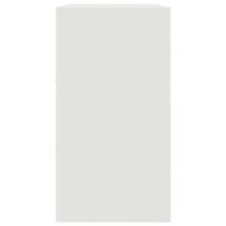 Berkfield Home Sideboard White 99x39x73 cm Steel - Size: 99 x 39 x 73 cm - thumbnail 8