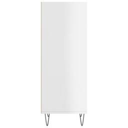 Berkfield Home Sideboard High Gloss White 34.5x32.5x90 cm Engineered Wood - thumbnail 5