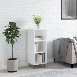 Berkfield Home Sideboard High Gloss White 34.5x32.5x90 cm Engineered Wood - thumbnail 2