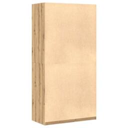 Berkfield Home Wardrobe Artisan Oak 100x50x200 cm Engineered Wood in Brown - Size: 100 x 50 x 200 cm - thumbnail 6