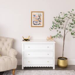 Melody Maison Textured Watercolour Teacups Wall Art With A Gold Frame - 40cm X 50cm - Size: 40 cm X 50 cm - thumbnail 6