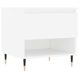 Berkfield Home Coffee Tables 2 pcs White 50x46x50 cm Engineered Wood - Size: 50 x 46 x 50 cm - thumbnail 5