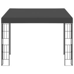 Berkfield Home Wall-mounted Gazebo 3x3 m Anthracite Fabric in Black - thumbnail 1