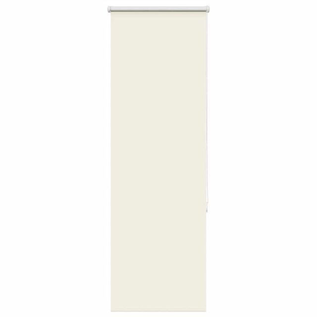 Berkfield Home Roller Blind Blackout Off-White 40x175 cm Fabric Width 35.7 cm Polyester in White - image 1